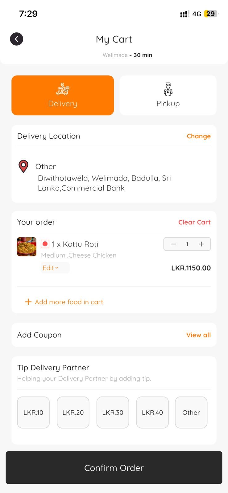 RayXpress shopping cart